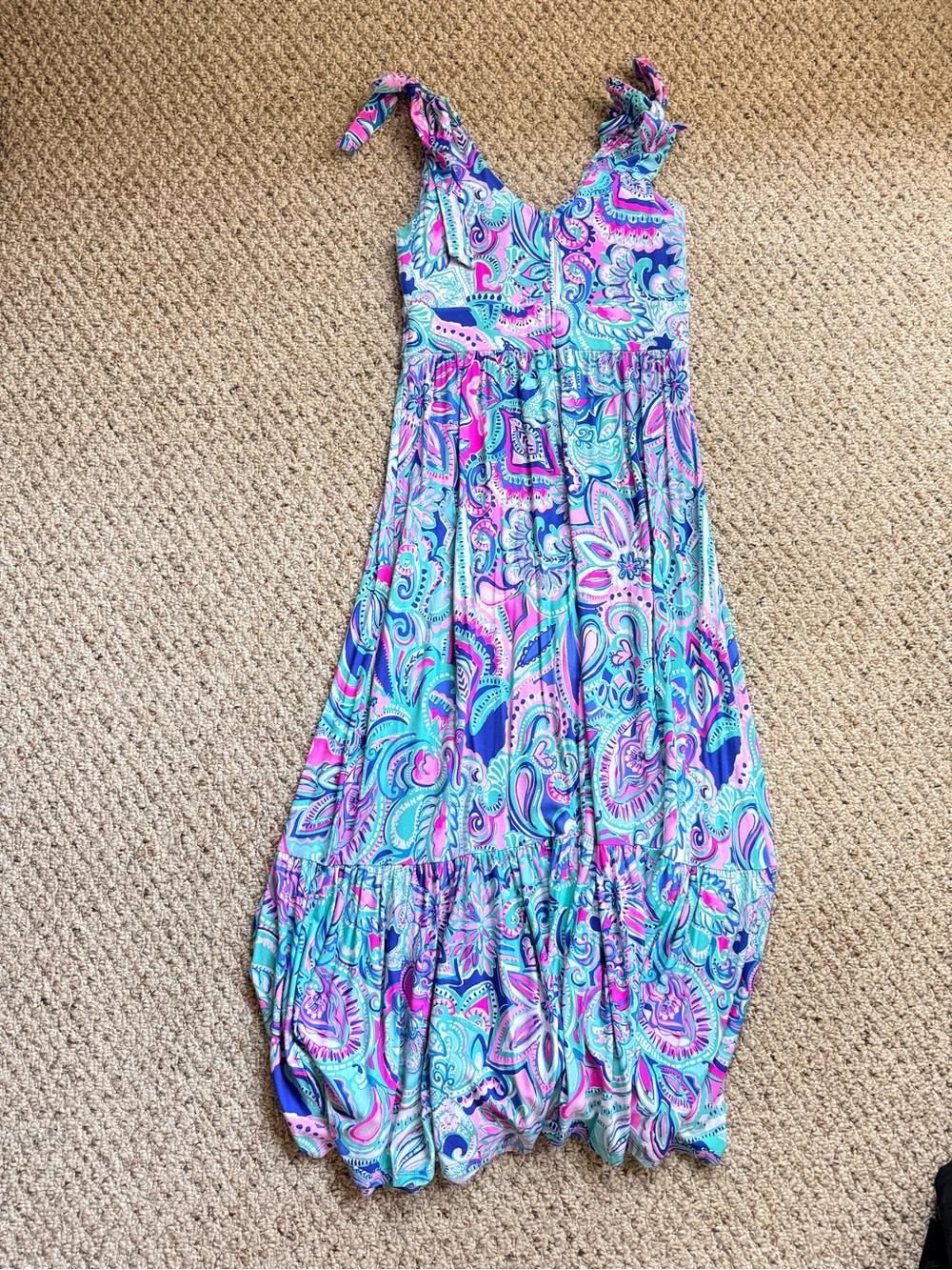 Lilly Pulitzer Living the Dream |Maxine Midi Dress | Size 6 | EUC - Picture 4 of 14